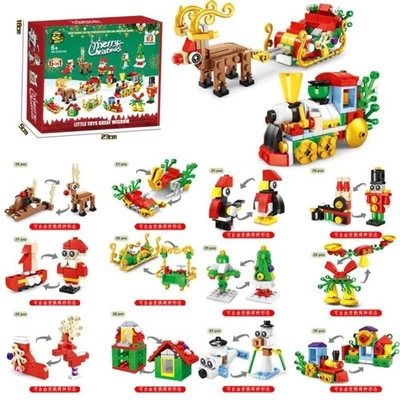 Christmas Advent Calendar 2025, Kids 24 Days Countdown Xmas Building Blocks Toys - Image 1 of 4