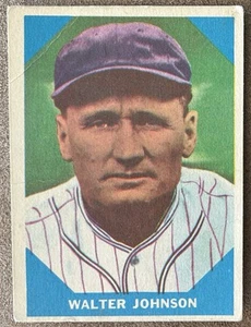 1960 Fleer Set-Break # 6 Walter Johnson Card VG (creases pics) FREE SHIPPING - Picture 1 of 4