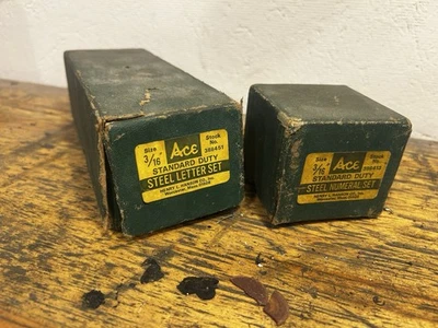 Ace Steel Letter & Number Punches 3/16” Standard Duty Vintage Hammer Punch - Image 1 of 4