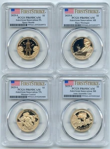 2025 S $1 American Innovation Dollar Set PCGS PR69DCAM First Strike - Picture 1 of 1