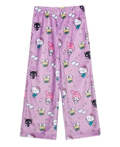Hello Kitty Big Girls Plush Lounge Pant - Purple - M - Picture 1 of 4