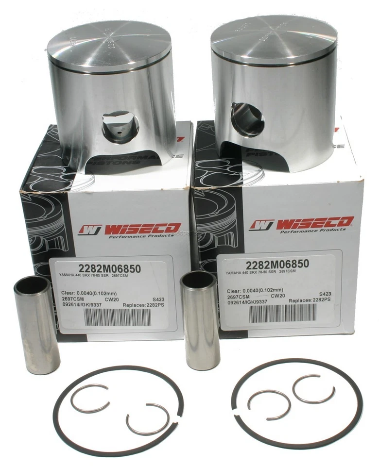 Yamaha SRX 440, 1978-1980, Wiseco Std Pistons; Pair - 2282M06850, SRX440 - Image 1 of 1