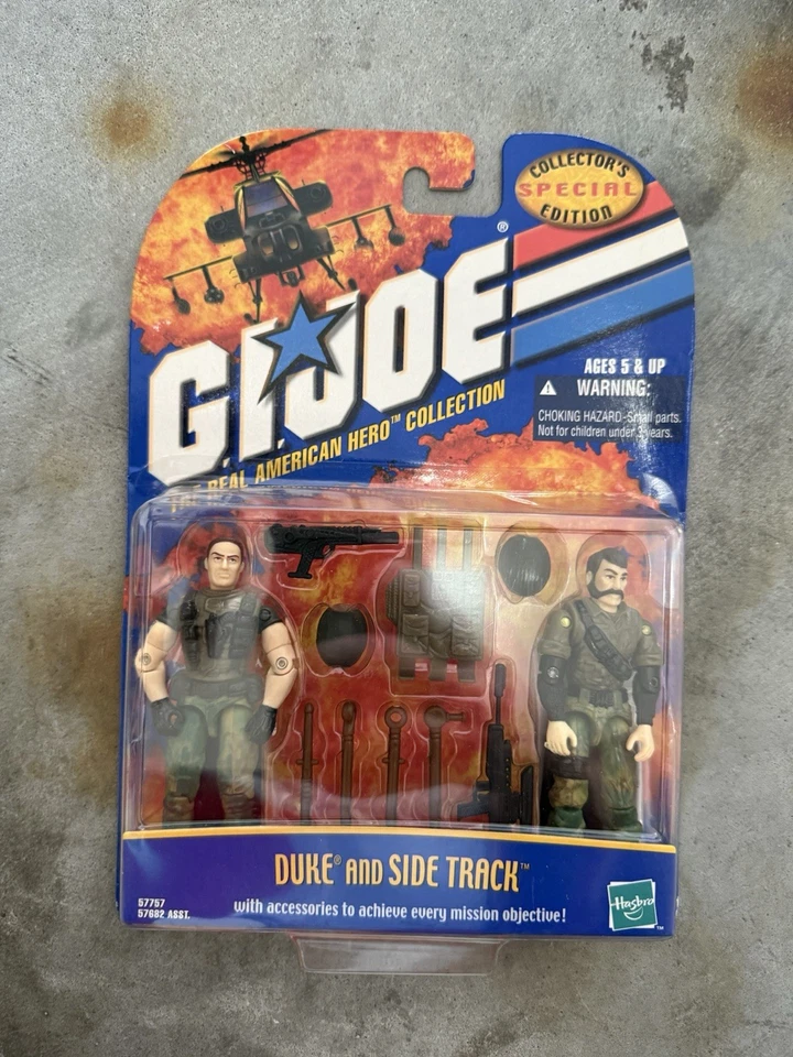 Paquete de 2 figuras de acción GI Joe Duke and Side Track Collectors edición especial 2000 Foto 1 de 1