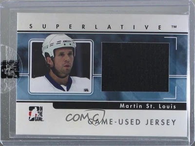 2009-10 ITG Superlative Volume 2 Game-Used Jersey Silver /30 Martin St Louis HOF - Image 1 of 2