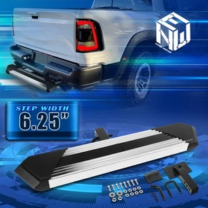 Receptor universal de 2" Negro/Cromo plisado 35" L x 6.25" W SS Tow Hitch Step Bar - Imagen 1 de 6