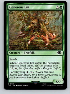 Magic the Gathering Generous Ent The Lord of the Rings MTG Free Shipping! - Picture 1 of 1