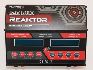 Turnigy Reaktor 120 DUO 2x120W (240W) Balance-Ladegerät AC/DC (EU-Stecker) - Bild 1 von 3