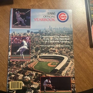Official 1986 Chicago Cubs Yearbook - Picture 1 of 1