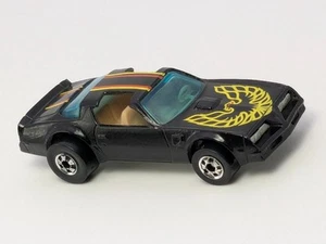 Vintage 1977 Hot Wheels Hot Bird Pontiac Firebird Trans Am Black Walls Hong Kong - Picture 1 of 6