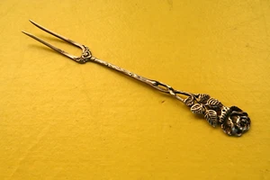 NONAME -HILDESHEIMER ROSE - 1 VORLEGEGABEL - 13,1cm - Edelstahl - sehr gut - Bild 1 von 5
