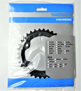 Shimano Deore Kettenblatt 34 Zähne für 2x10 Art Nr FC-M6000 NEU&OVP schwarz - Bild 1 von 3