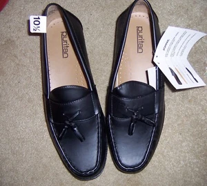 NUEVO EN CAJA PURITAN Johnie Zapatos de Vestir Negros Para Hombre - TALLA 10 1/2 - Imagen 1 de 3
