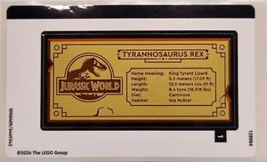 LEGO JURASSIC WORLD 76964stk01 Sticker Sheet for Set 76964 NEW orig LEGO 106409 - Picture 1 of 2