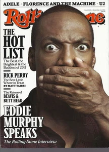 Eddie Murphy Rolling Stone Nov 2011 Hot List Rick Perry Michael Fassbender - Picture 1 of 1