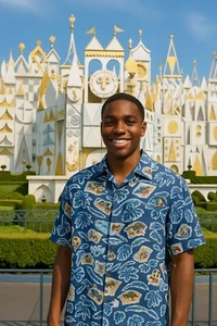 VTG Rare Disney Mickey Mouse Sporting Hawaii Rayon Button Down Shirt, Men's XL - Picture 1 of 10
