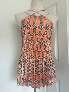 Cami con correa de espagueti plisada BCBGeneration talla pequeña nueva con etiquetas - Imagen 1 de 9