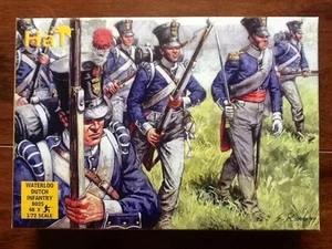 HAT INDUSTRIES 1/72 NAPOLEONIC WATERLOO DUTCH INFANTRY 48 FIGURES KIT # 8025 NIB - Picture 1 of 3
