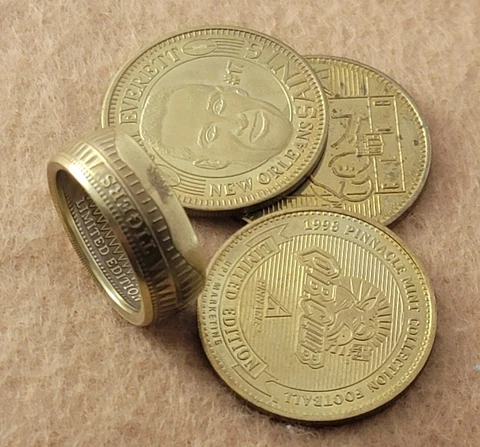 Coin Ring. Detroit Tigers. Tony  Clark. Handmade Pinnacle Coin Ring. MLB Cover