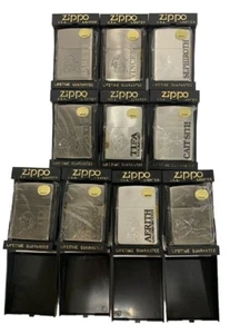 Final Fantasy 7 Limited Zippo Set of 10 Super Rare Lighter Serial - Picture 1 of 10