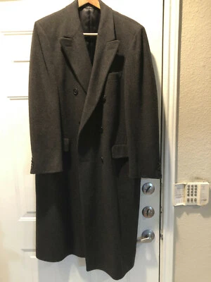 Mens Neiman Marcus Cashmere Overcoat - Image 1 of 4