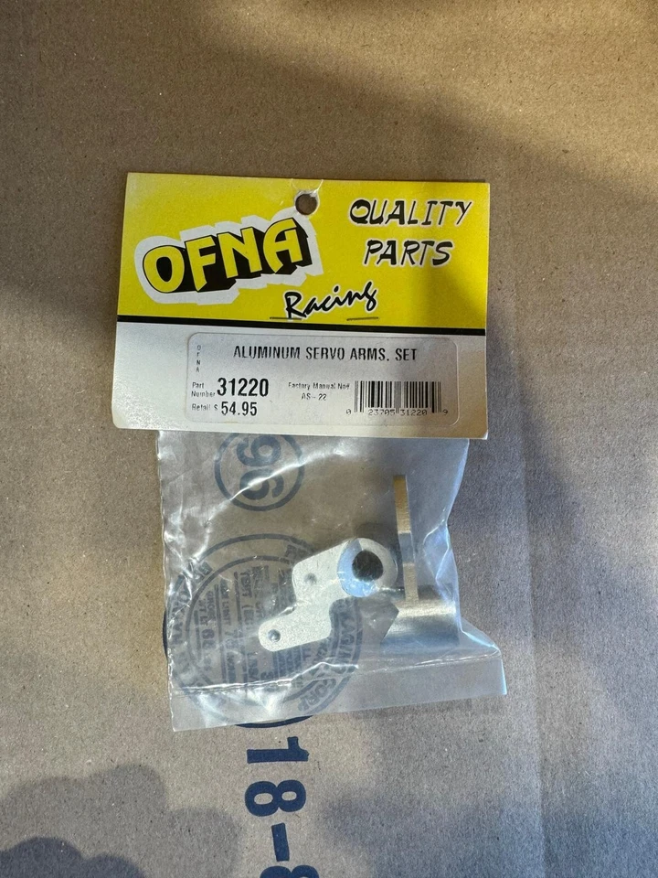 VINTAGE OFNA 31220 ALUMINUM SERVO ARMS SET - Image 1 of 1