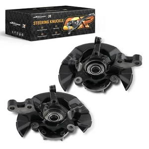 Pair Front Steering Knuckle & Wheel Hub Bearing For Toyota Corolla 698388 03-08 - Foto 1 di 20