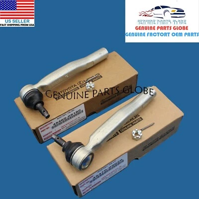 GENUINE OEM TOYOTA 09-19 HIGHLANDER VENZA RIGHT & LEFT STEERING TIE ROD END SET - Image 1 of 3