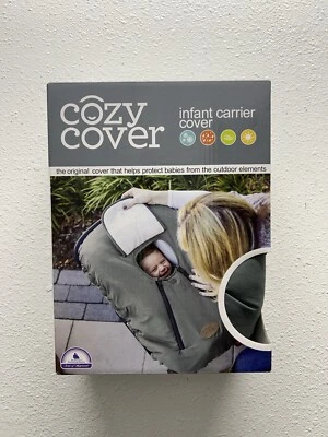 COZY COVER infant Carrier Cover Protects Babies From The Outdoor Elements • Gray - Image 1 of 4