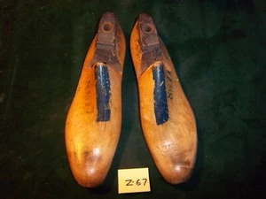 Vintage Pair 1942 JV US NAVY Size 8-1/2 D  Industrial Shoe Factory Lasts~#Z-67 - Picture 1 of 6