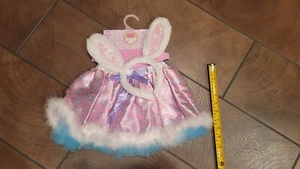 Every Bunny Rabbit Ears Headband & Tutu Dress Up Set Girls Halloween Costume - Picture 1 of 6