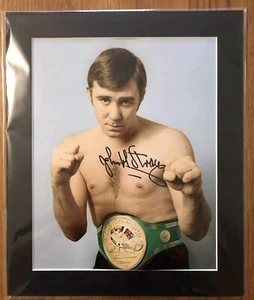 Foto 8x10 firmada por John H Stracey con montaje, tablero de respaldo y funda - Imagen 1 de 1