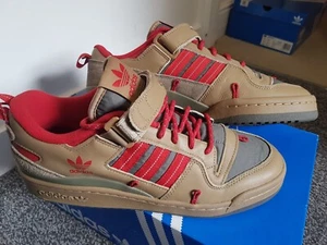 Adidas Forum 84 Camp Low 9.5 UK Cardboard Red BNIB BNWT Urban jungle GV6785 - Picture 1 of 14