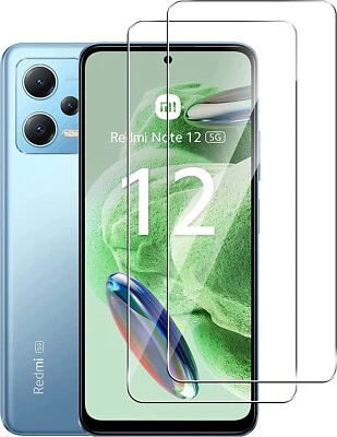 2X Schutzglas Glasfolie für Xiaomi Redmi Note 12 4G / 5G Display Panzerfolie 9H