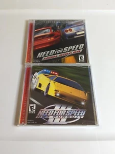 VTG Need For Speed High Stakes & Hot Pursuit 3 Video Game PC Factory Sealed NOS - Picture 1 of 12