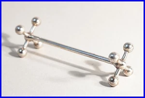 Stand Tray To 1930 F Fountain Pen Pins Size MB To 132 -1 39 Silverplated - Picture 1 of 4