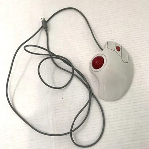 Logitech TrackMan Marble Plus T-CL13 Trackball Maus PS/2 Rad kabelgebunden weiß - Bild 1 von 6