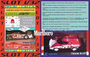 ANEXO DECAL SLOT 1/32 LANCIA STRATOS SANDRO MUNARI RALLY SANREMO 1974 (02) - Picture 1 of 1