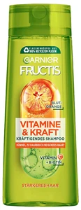 Garnier Fructis Champú 300 ml Fortalecedor Cabello Fino con Vitamina C y Naranja Sangre - Imagen 1 de 14