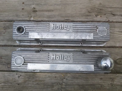 VINTAGE CHEVROLET HOLLEY VALVE COVERS 140R-50B ORIGINAL OEM CLASSIC MUSCLE CAR - Изображение 1 из 3