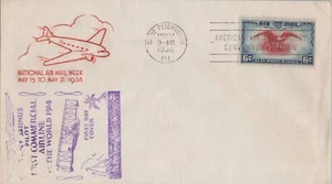 ZAYIX Air Mail FDC US C23-22 Unaddressed Farnam w / rubber stamp 062822SM28 - Picture 1 of 2