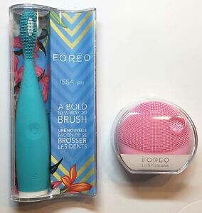 FOREO Issa Play & Luna Play Plus,2 Piece Travel Combo -Brand New, Sealed 