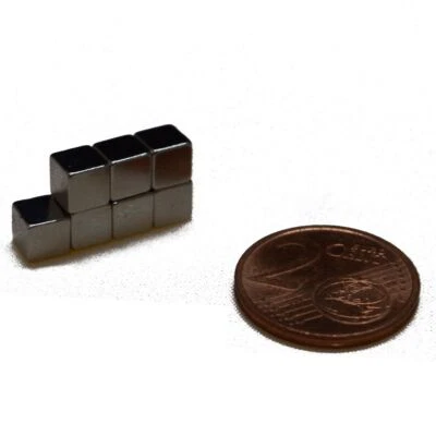 KÖNIG DESIGN 50x Neodym Magnete Starke Supermagnete Magnet Super Würfel 5 x 5 x 5 mm