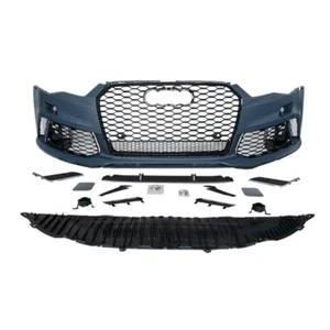 New Front Bumper Body Kit For 2016-2018 Audi A6 S6 C7.5 Standard To RS6 Style - Picture 1 of 8