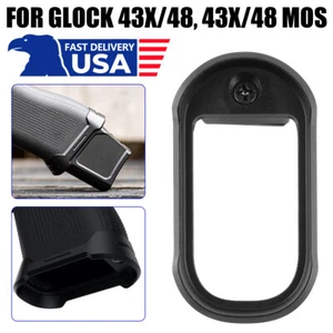 Flared Magwell For Glock 43X/48 / G43X G48 MOS Anodized Aluminum Finish. - Picture 1 of 8