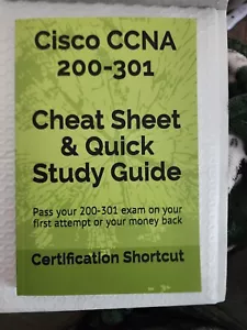 Cisco CCNA 200-301 Cheat Sheet & Quick Study Guide - Picture 1 of 4