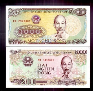 Viet Nam - Lot of 2 Banknotes - 1988 - Picture 1 of 2
