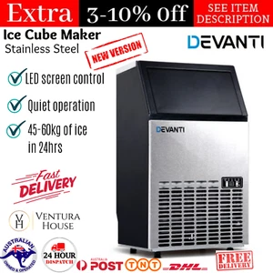 Commercial Ice Cube Maker Machine Cafe Kitchen Restaurants Home & Domestic Use - Picture 1 of 12