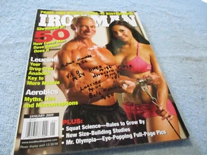 IRONMAN Iron Man Bodybuilding Magazine Jan 2009 Dave Goodin & Lexy Raven Cover - Picture 1 of 11