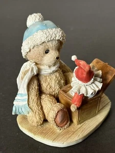 Cherished Teddies 950661 Douglas Lets Be Friends Winter Figur Vintage 1992 - Bild 1 von 10