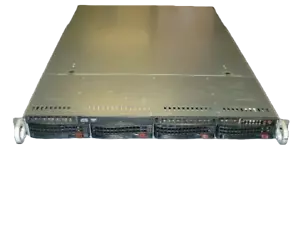 Supermicro 1U Server X9DRI-LN4F 2x Xeon E5-2690 2.9ghz | 64GB | 4x Trays - Picture 1 of 1